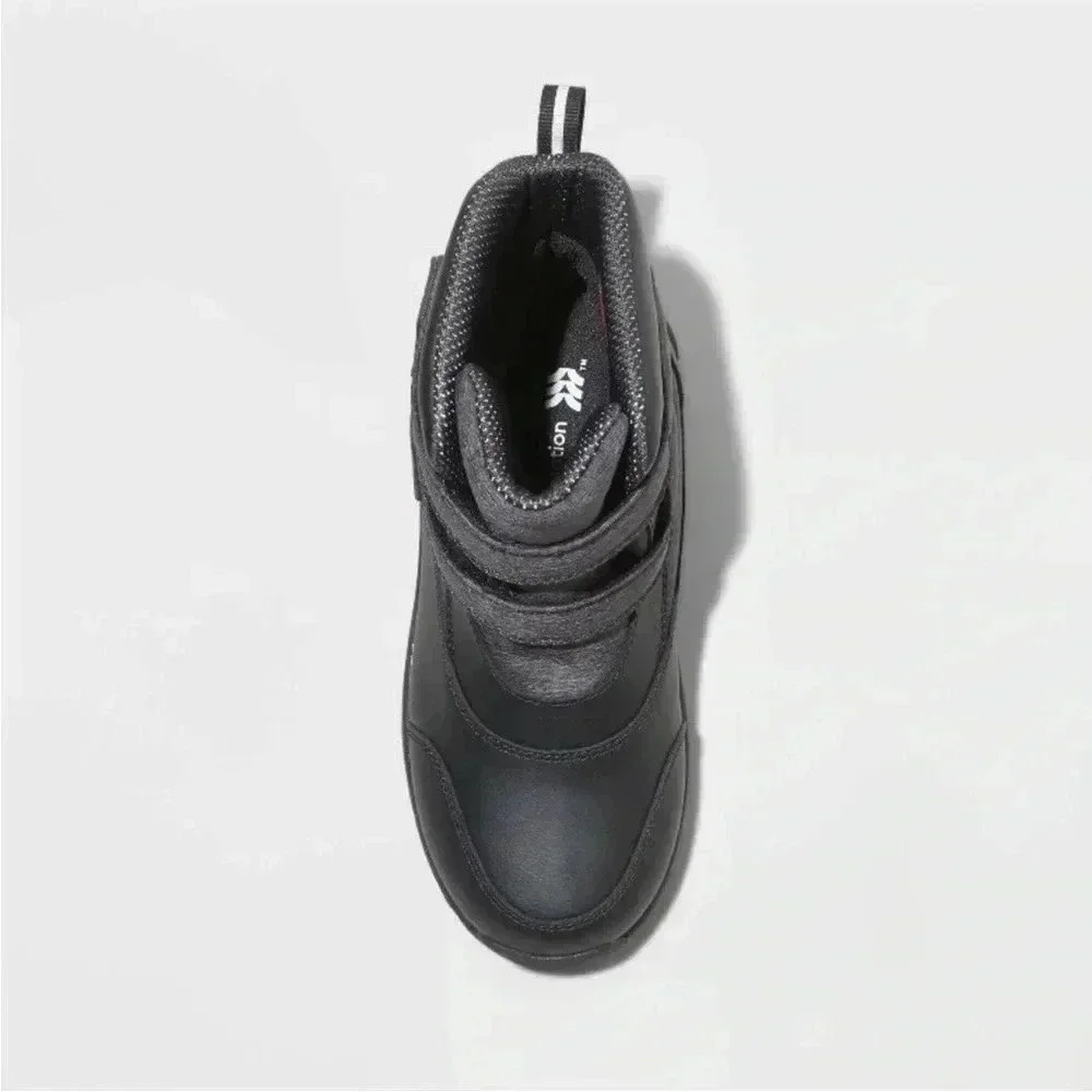 NWT new target kids 3 baker all in motion waterproof Velcro black boots snow