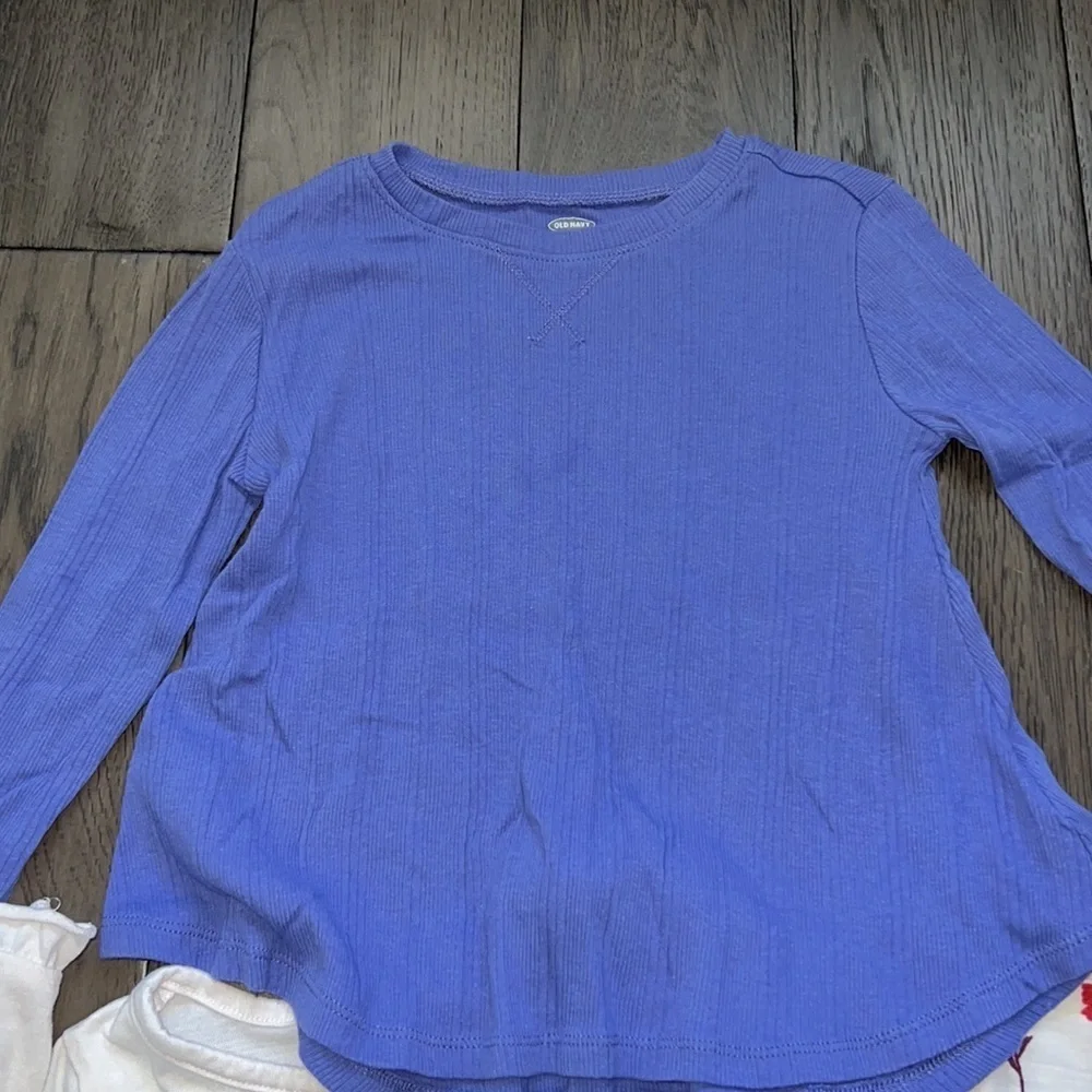Bundle of toddler girls longsleeve thin t- shirts