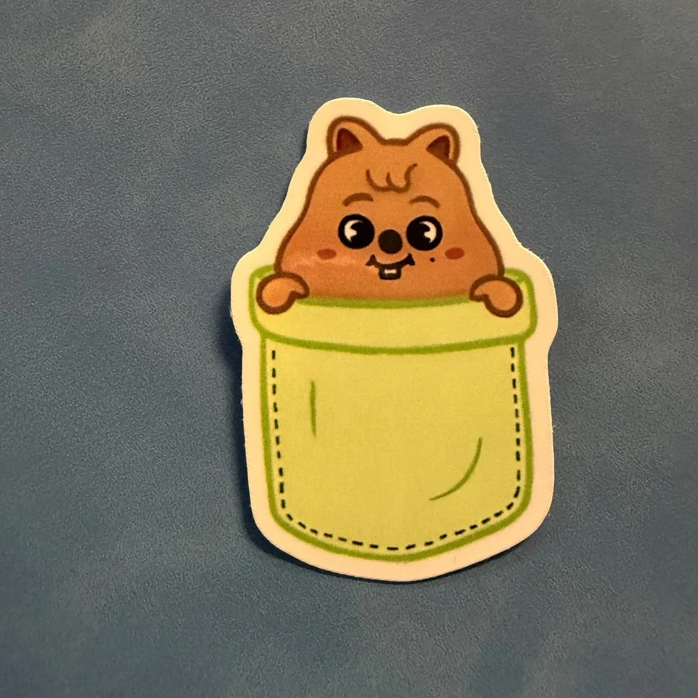 Stray Kids Inspired Skzoo Pocket Han Quokka Stickers