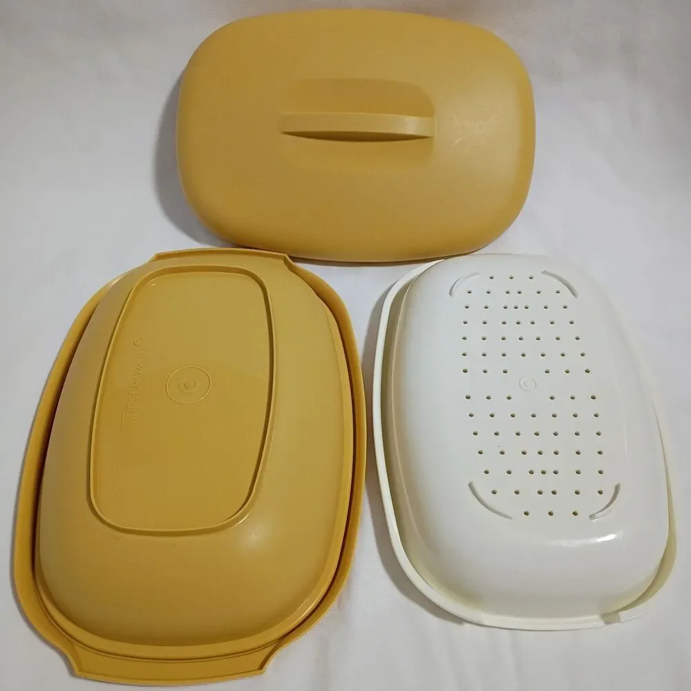 Tupperware vintage harvest