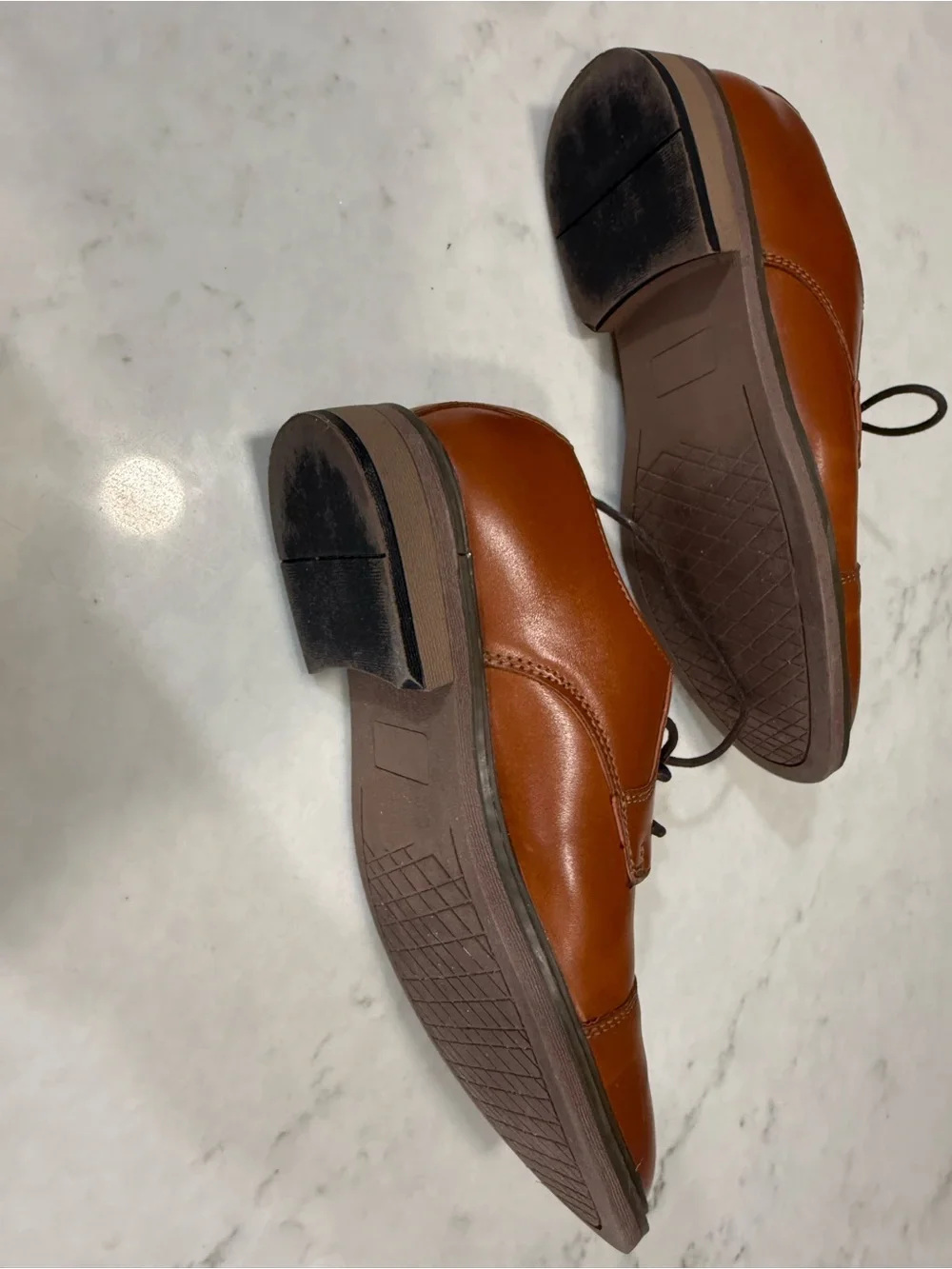 Bruno Marc polished tan