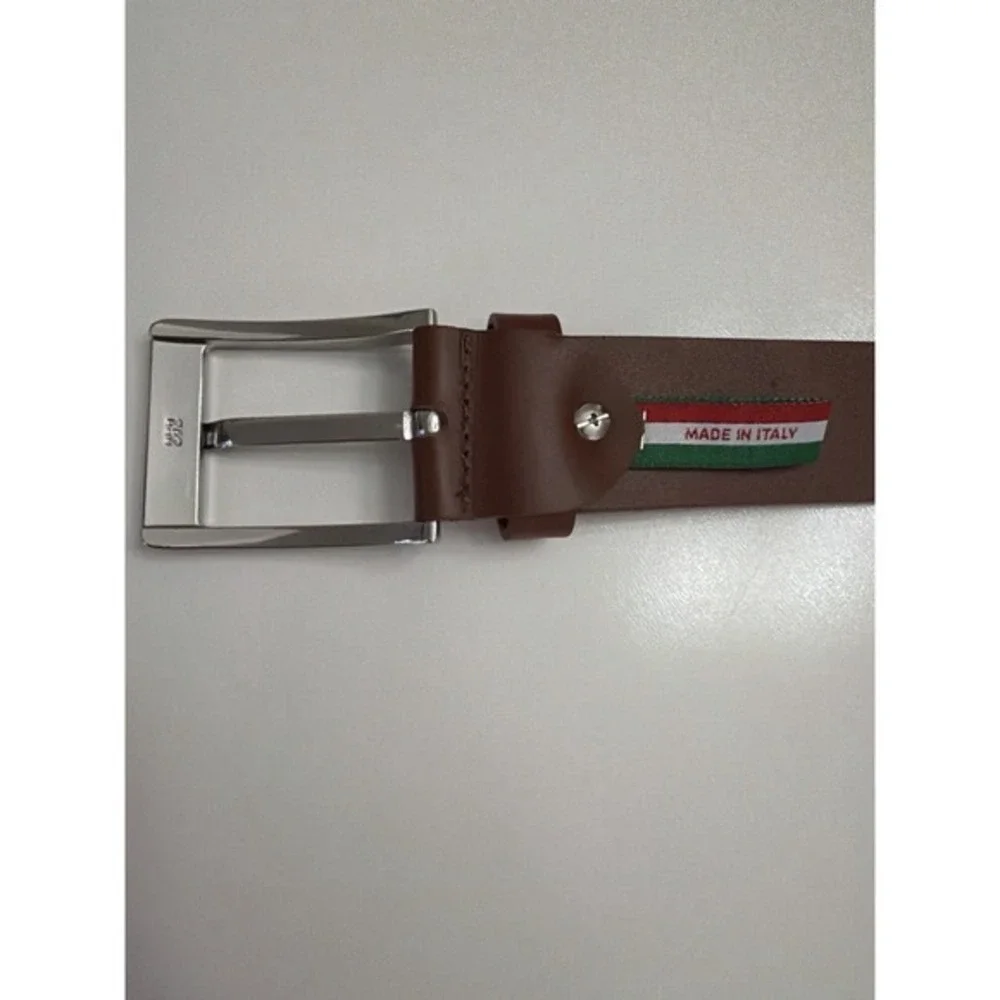 Alta Moda Men's Genuine Leather Belt – Made in Italy 32/80.  ‎      3923
