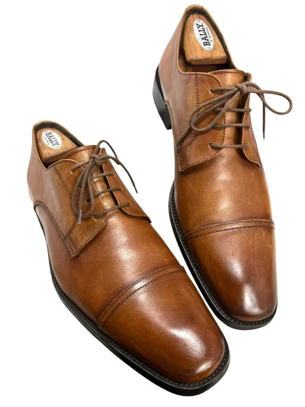 To Boot New York Adam Derrick‎ Brown Cap Toe Leather Dress Oxfords
