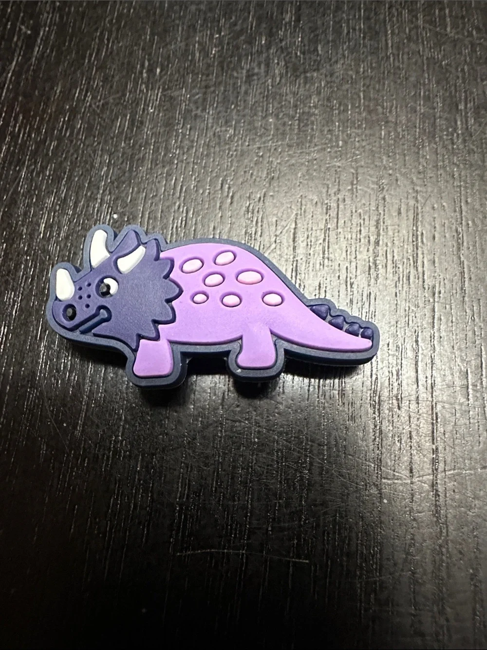 Jibbitz playful triceratops