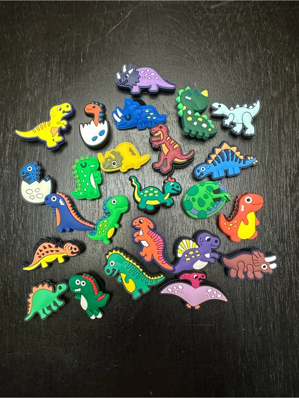 Jibbitz playful triceratops