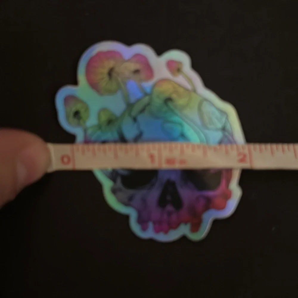 Holographic skull stickers/decals