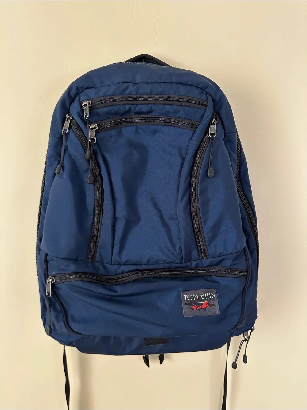 Tom Bihn Synik 30 in Navy + 2 TB packing cubes &  3D Clear Organizer in NW Sky