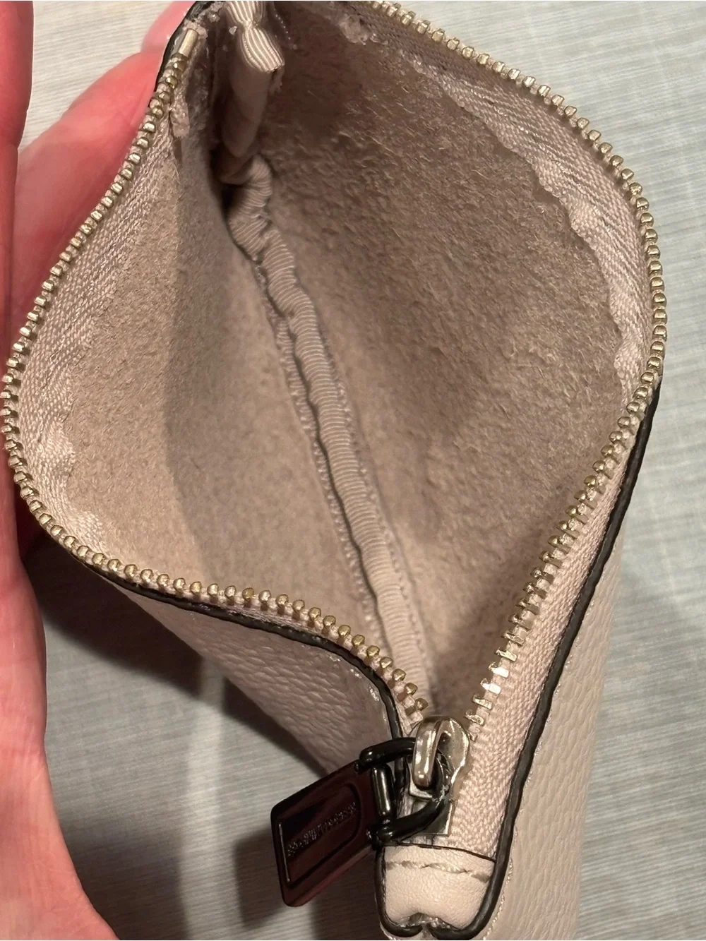 Rebecca Minkoff  Cream Leather Shoulder Hobo Bag and wallet