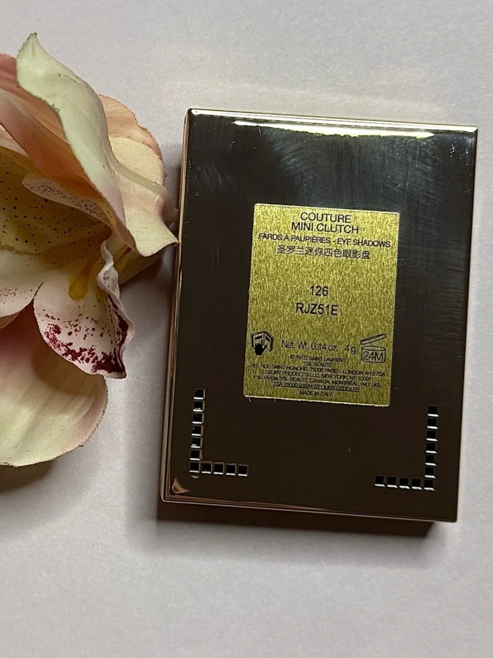 Yves Saint Laurent Couture Mini Clutch Sparkling Lust Luxury Eyeshadow Palette