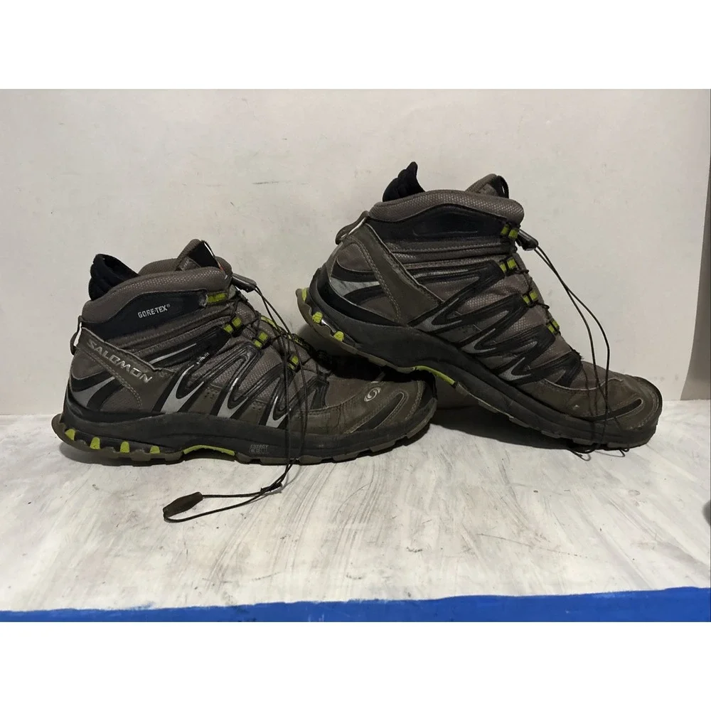 Salomon XA Pro 3D Ultra Goretex Trail Hiking Shoes Mens 11 Green 108756