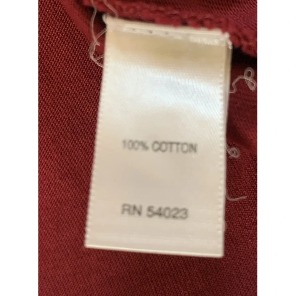 Banana Republic Mens Shirt Fitted Pima‎ Polo Mens XL Maroon/Red