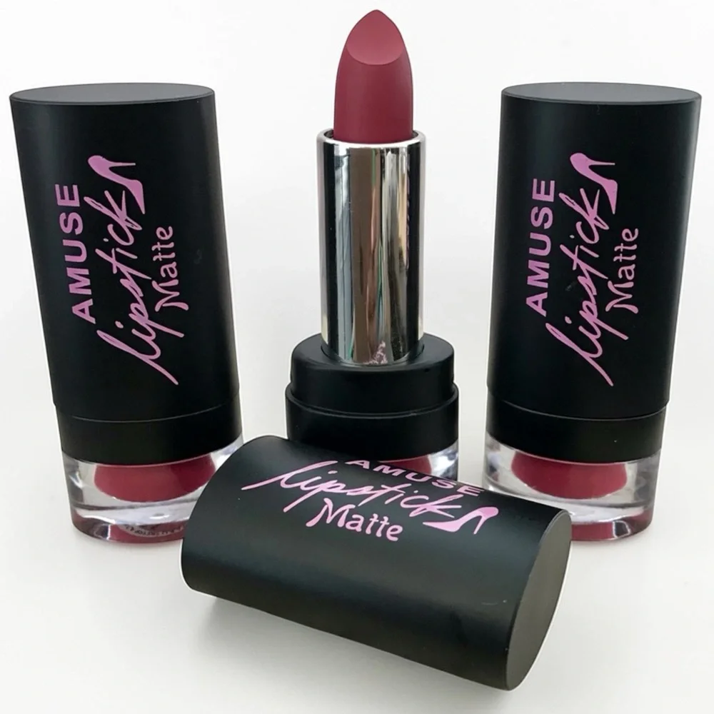 🆕3pcs Amuse Matte Lipstick