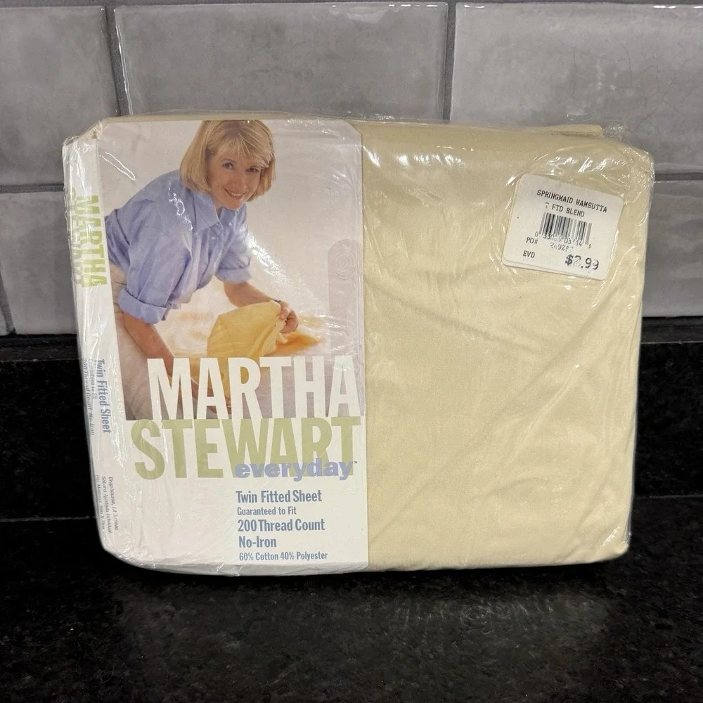 NEW Vintage Springmaid Twin Mini Set Selected Irregular &‎ Martha Stewart Flat