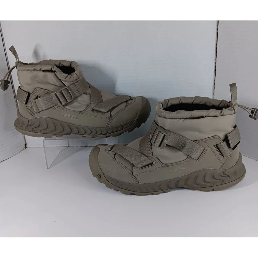 Keen Hoodzera ll Waterproof Men Size 10 Boots Outdoors Hiki Utility Khaki Winter