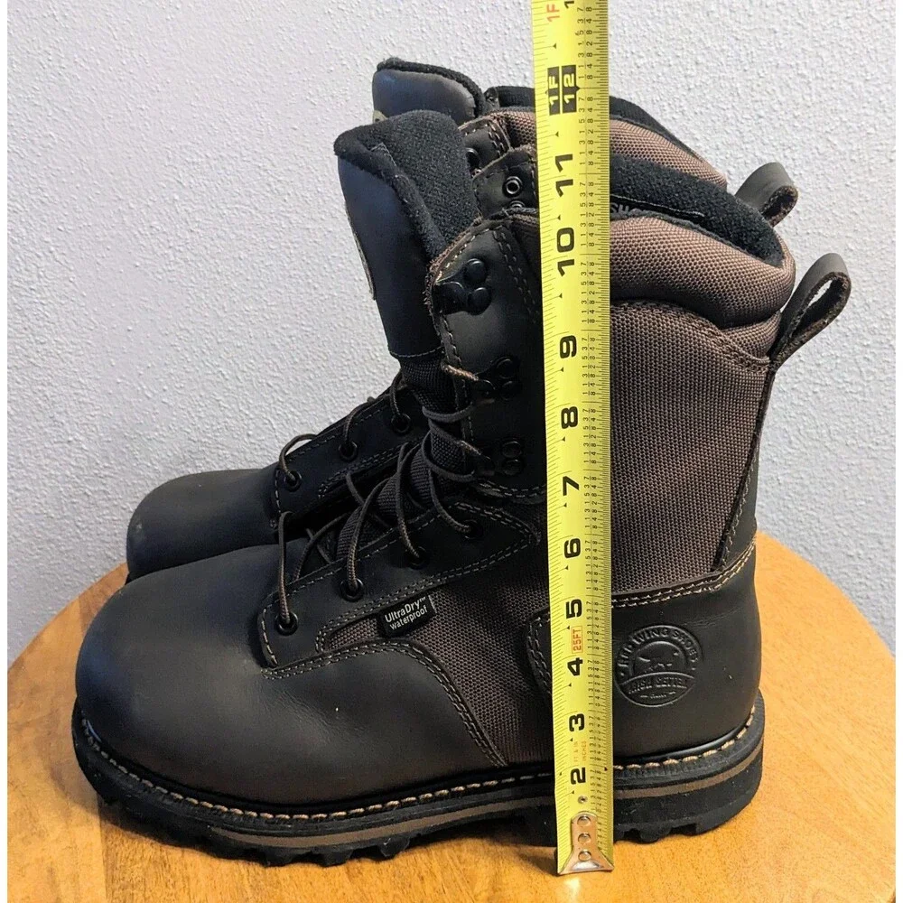 Irish Setter Men's 9.5 Gunflint II Leather Hunt Boots Ultra Dry Insulated 2812