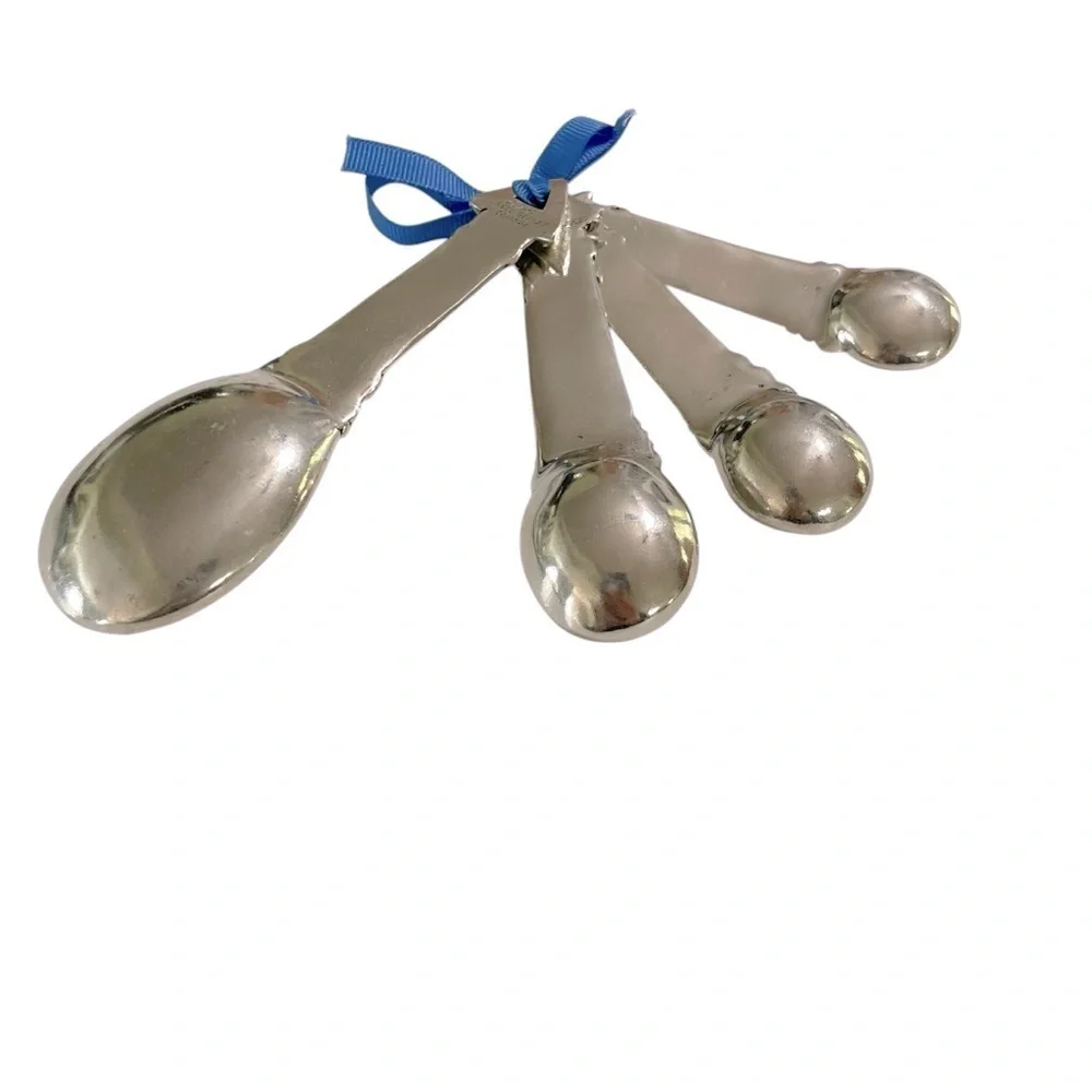 Basic Spirit Lighthouse Pewter Measuring Spoons Set of 4 Nova Scotia Canada