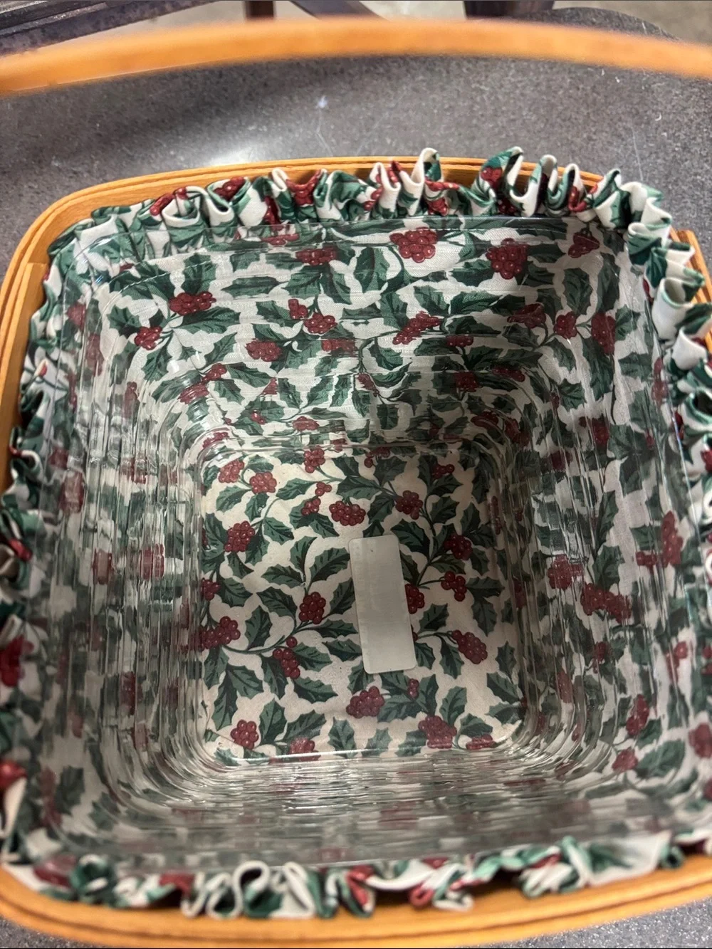 Longaberger woven holiday