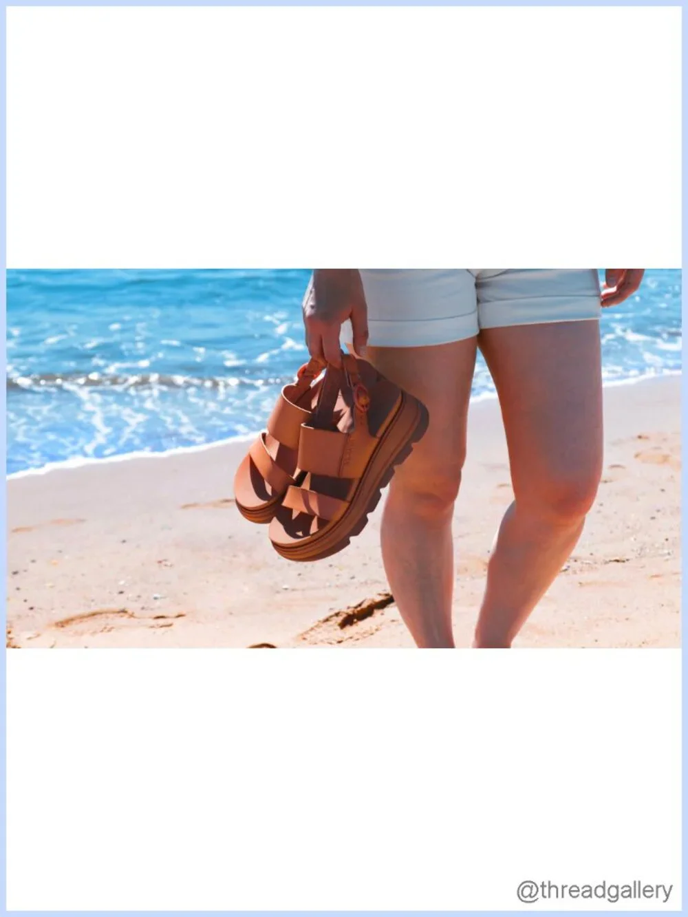 Women's Platform Wedge Sandals with Arch Support Non-Slip Summer Walking Shoes