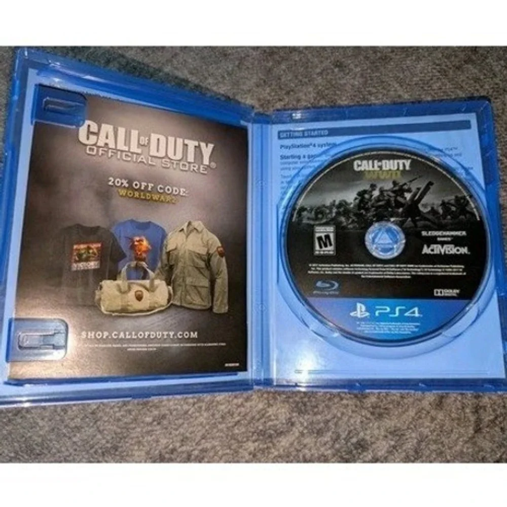 Call of‎ Duty WWII WWII PS4 PlayStation 4 Activision Sledgehammer Games 2017