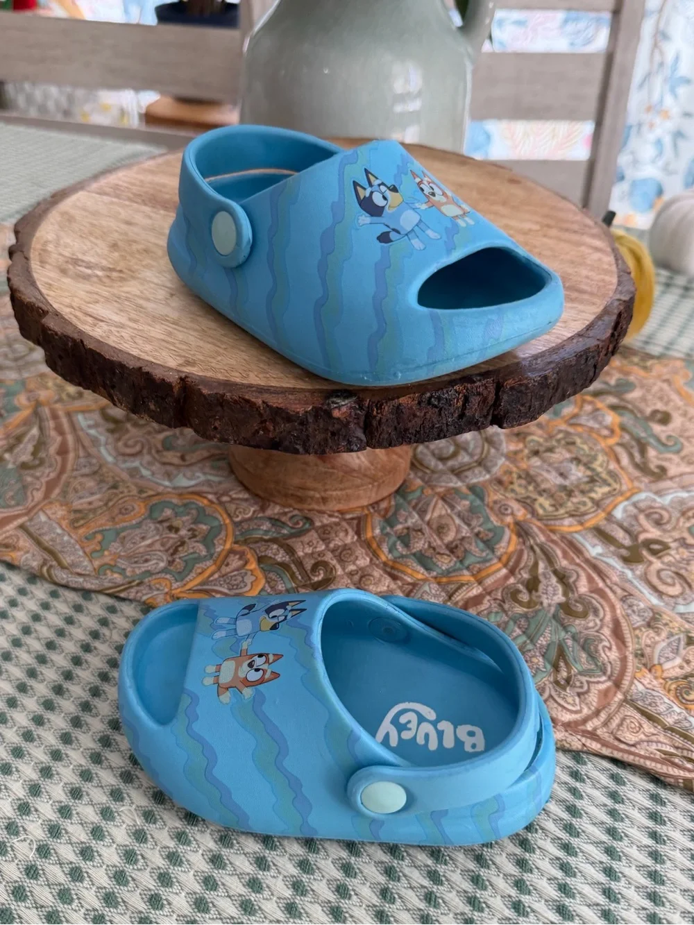 Bluey Toddler Comfort Slides Shoes Clogs Size 5/6 Toddler