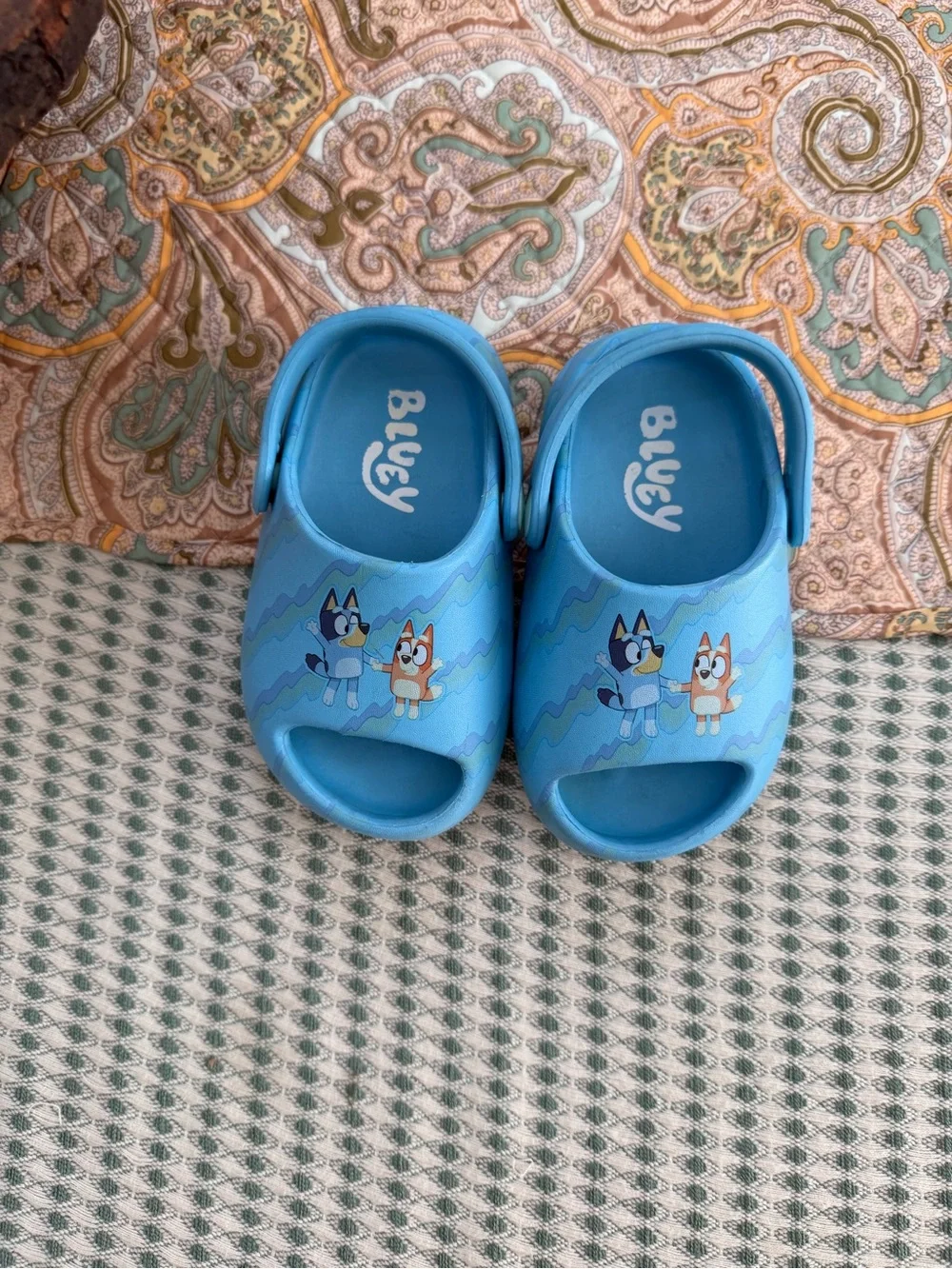Bluey Toddler Comfort Slides Shoes Clogs Size 5/6 Toddler
