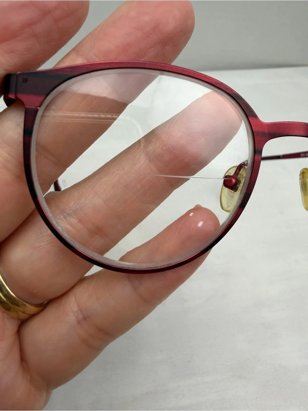 Kliik Denmark SH-684 C3  Red Glasses Frames ONLY 48-20-140 + Case