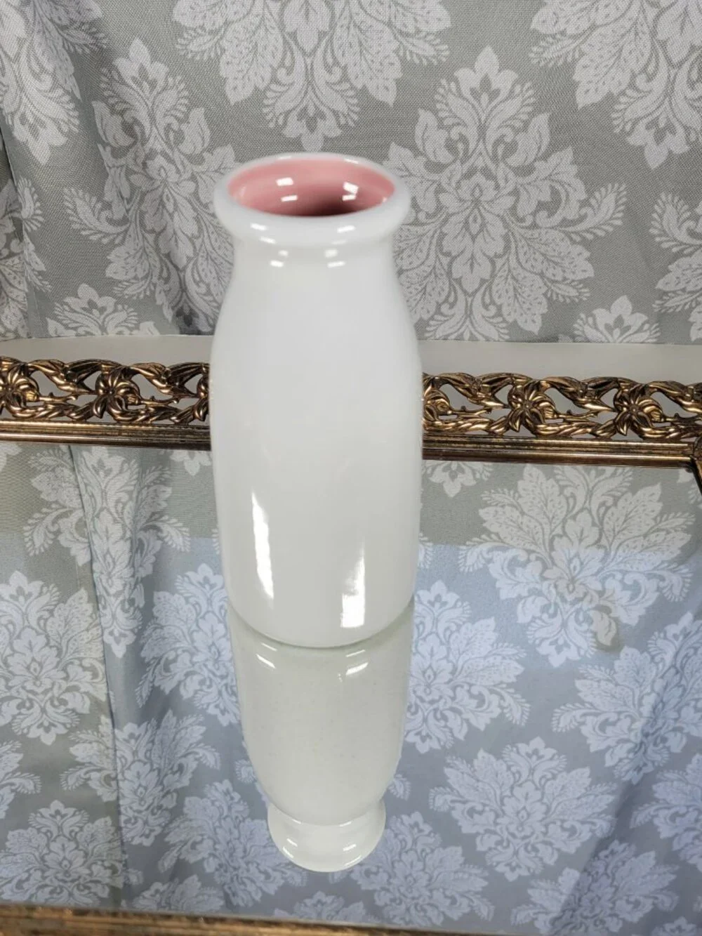 Vase / Clay Milk Bottle 
