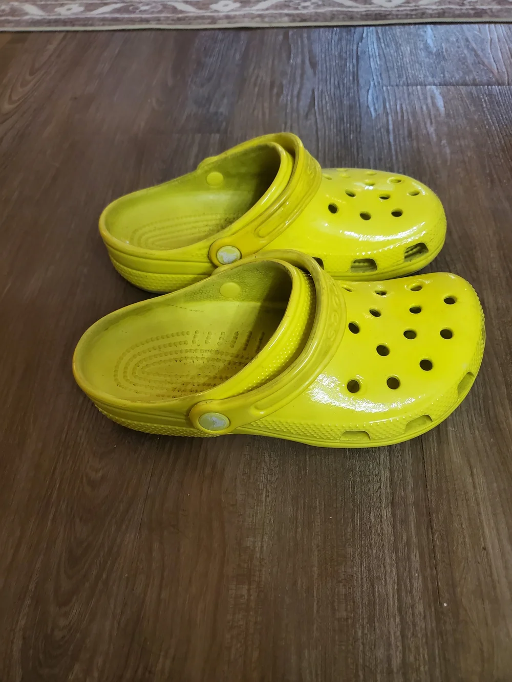 CROCS Kids' Classic Clog in Yellow