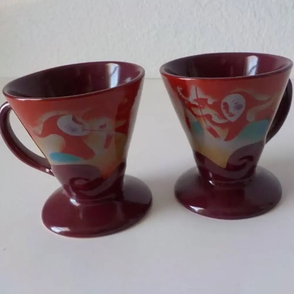 Vintage pink mugs