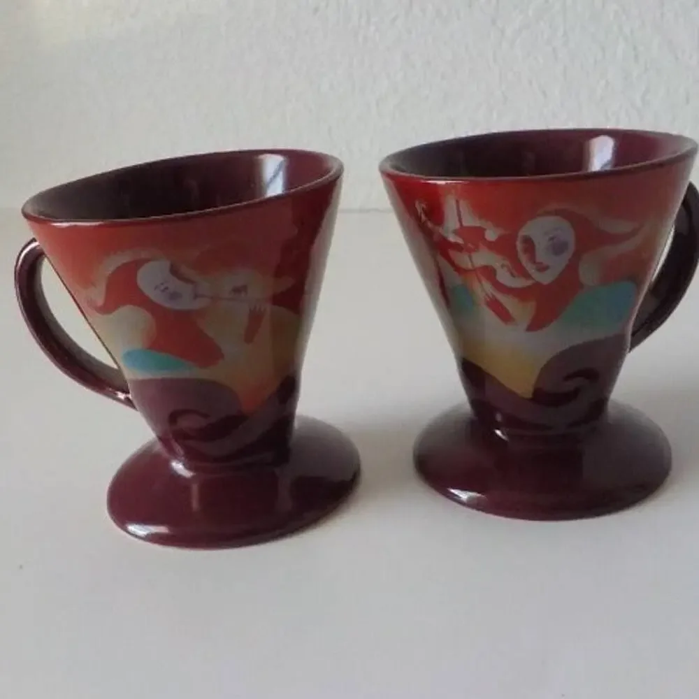 Vintage pink mugs