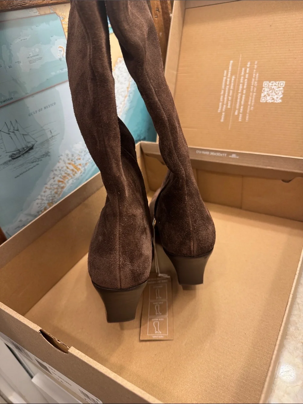 Dolce Vita Raj Dark Brown Suede Over-the-Knee Boots