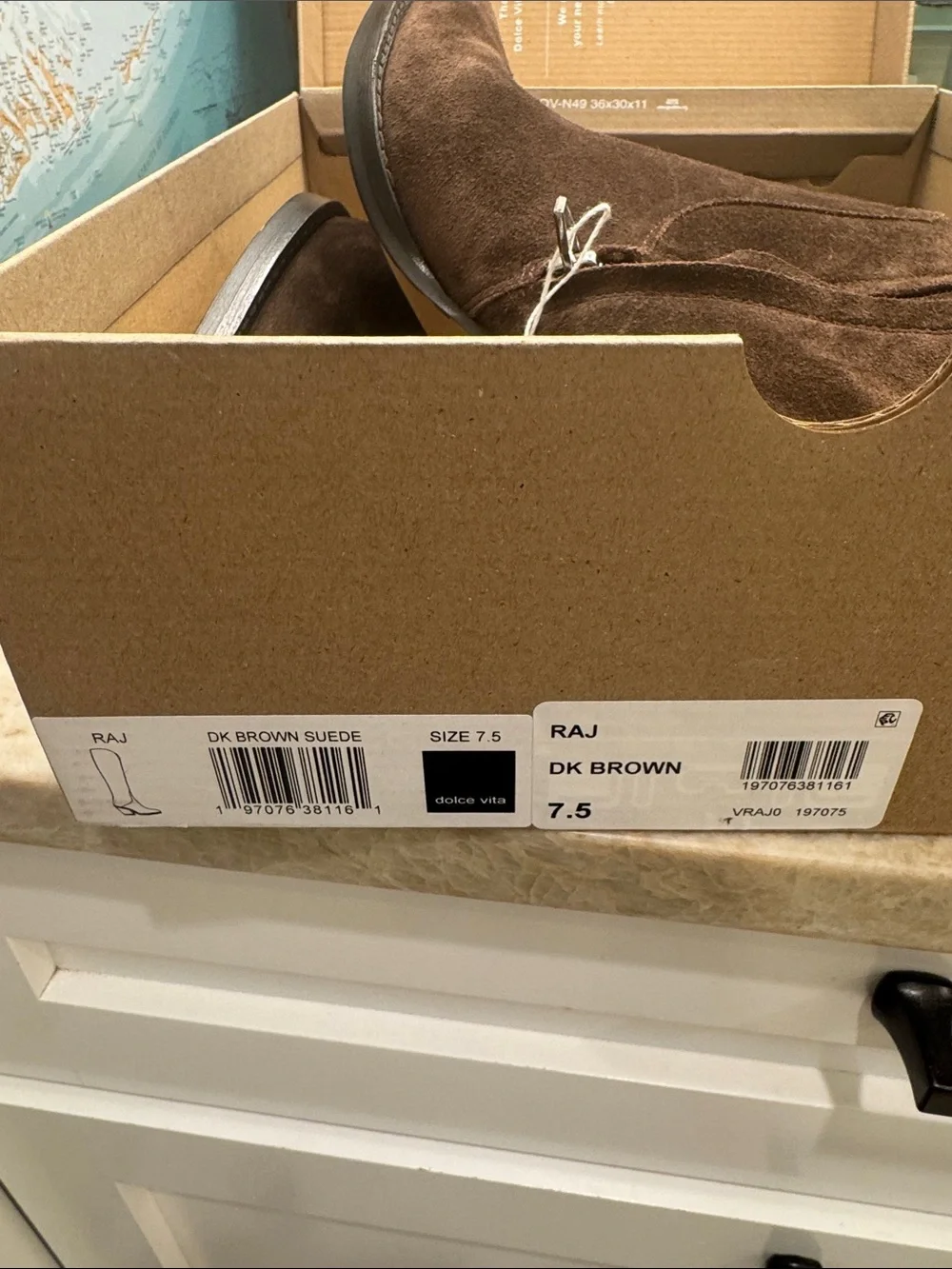 Dolce Vita Raj Dark Brown Suede Over-the-Knee Boots