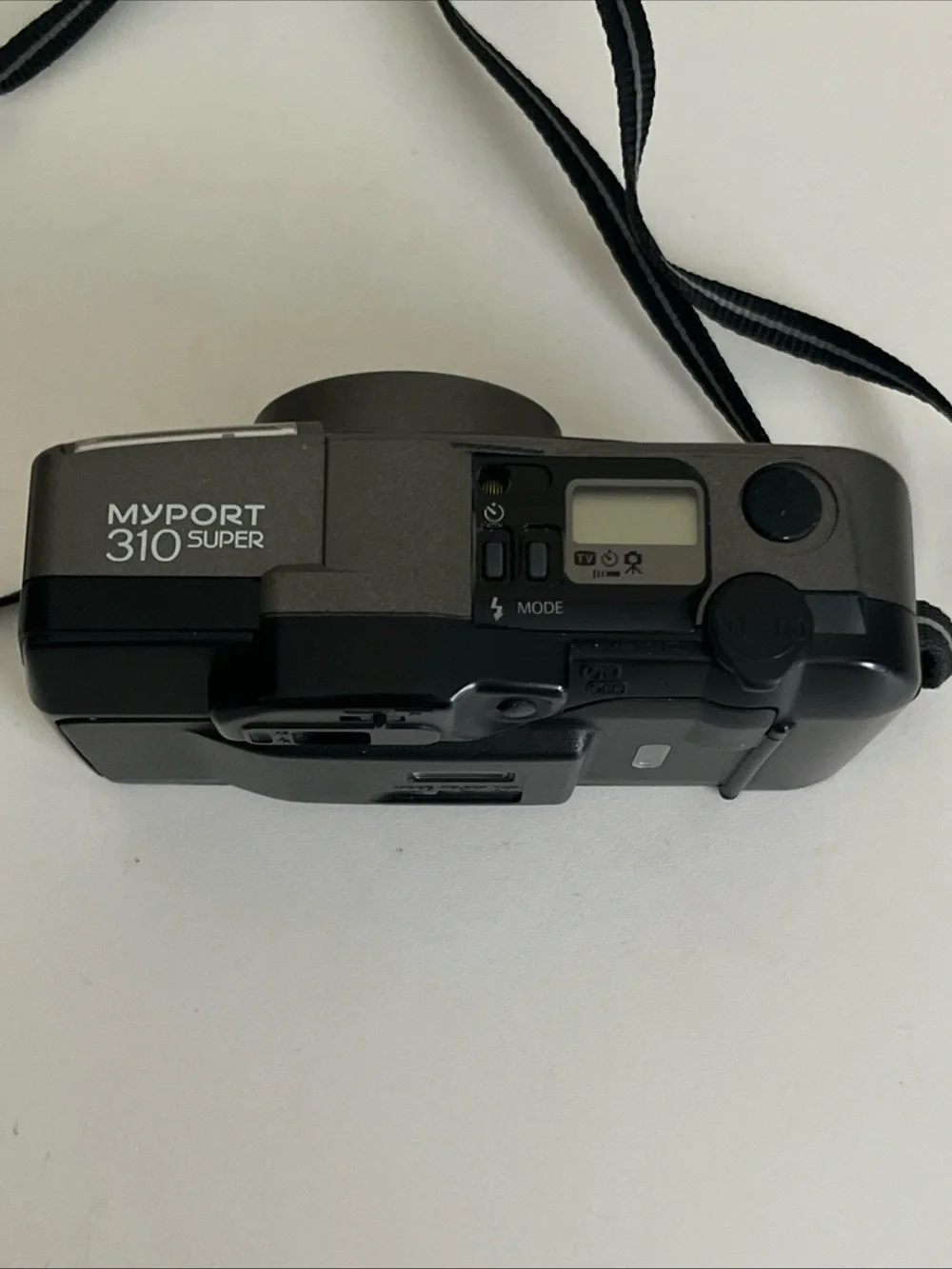 Ricoh Myport 310 Super Optics Panoramic 35mm Film Camera Gray Aspheric Zoom Lens