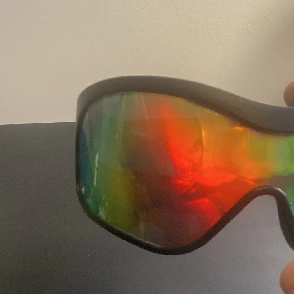 Polaroid Marvel  Men's Wrap Sunglasses Lightweight Black Frame Multicolor