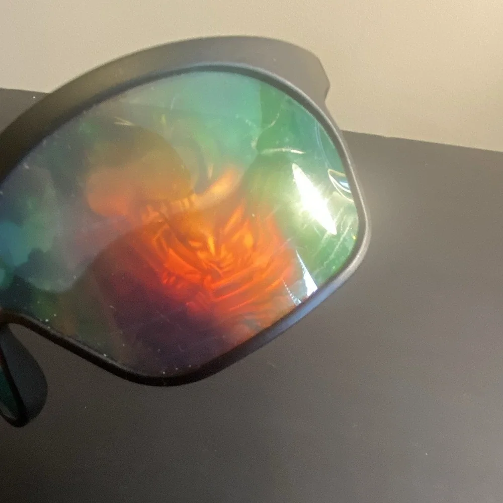 Polaroid Marvel  Men's Wrap Sunglasses Lightweight Black Frame Multicolor