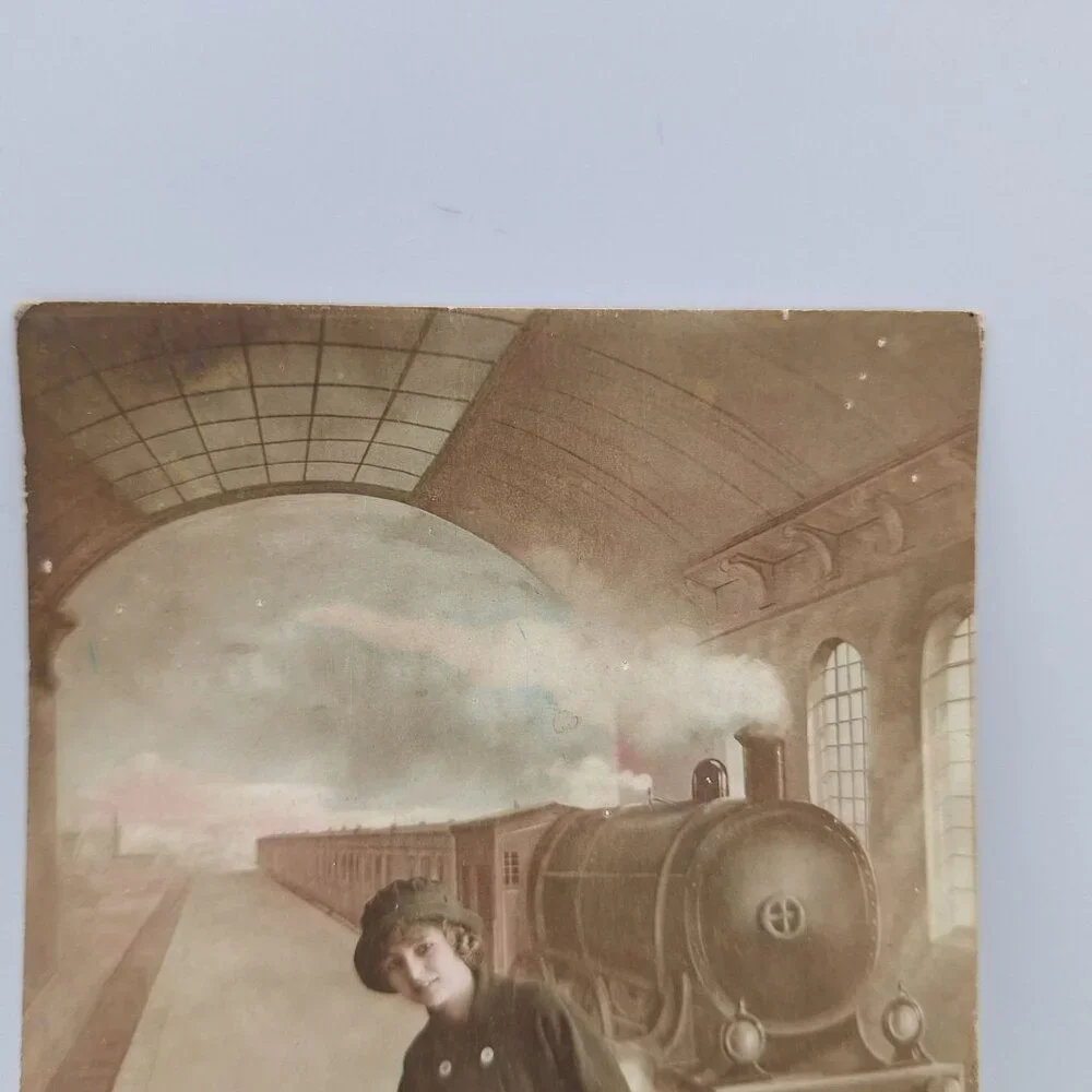 Postcard Antique who needs