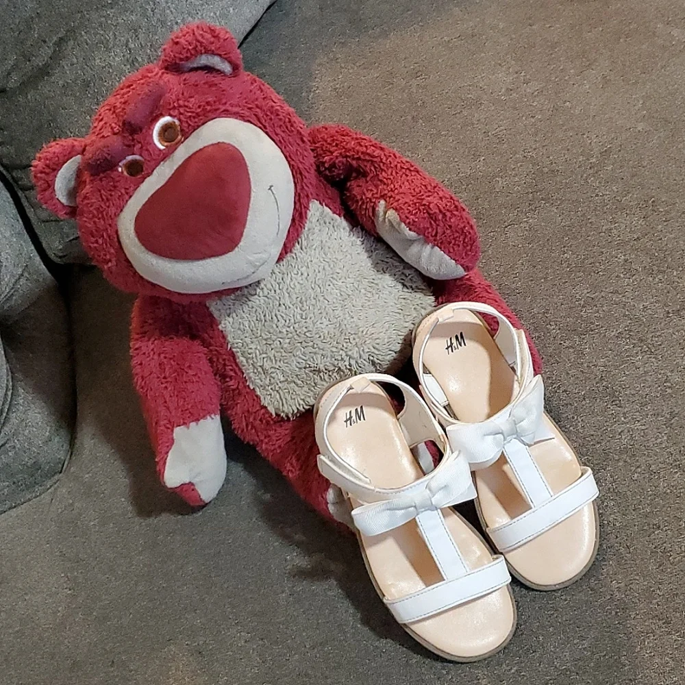 H&M white sandals
