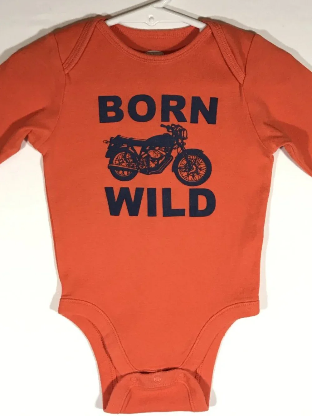 Old Navy Baby's 12-18M Orange Long Sleeve One Piece