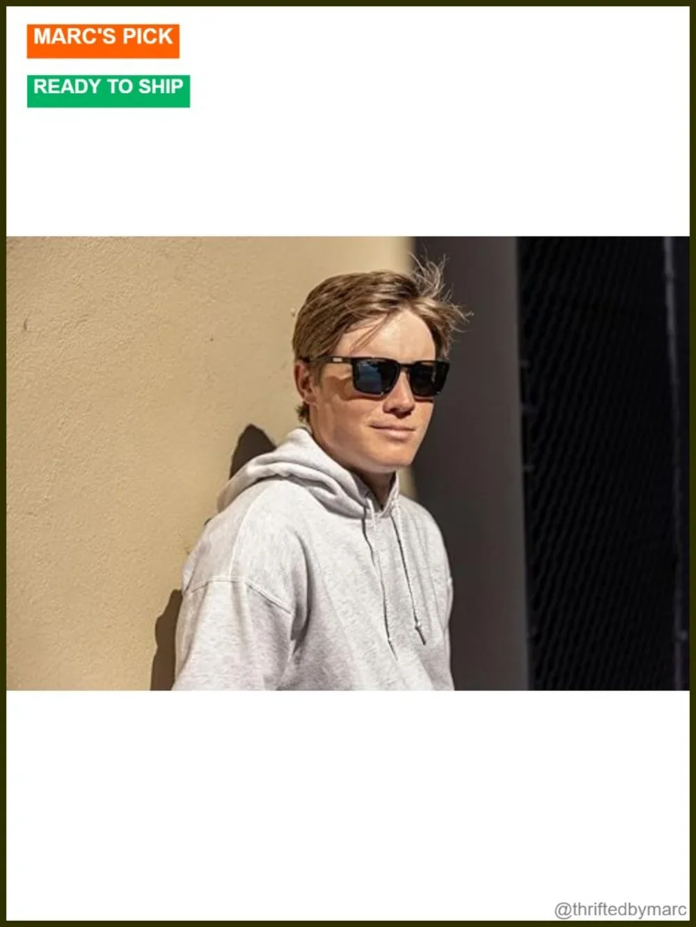Polarized Sunglasses with Bio-Based Frame, UV Protection, Polycarbonate Lenses
