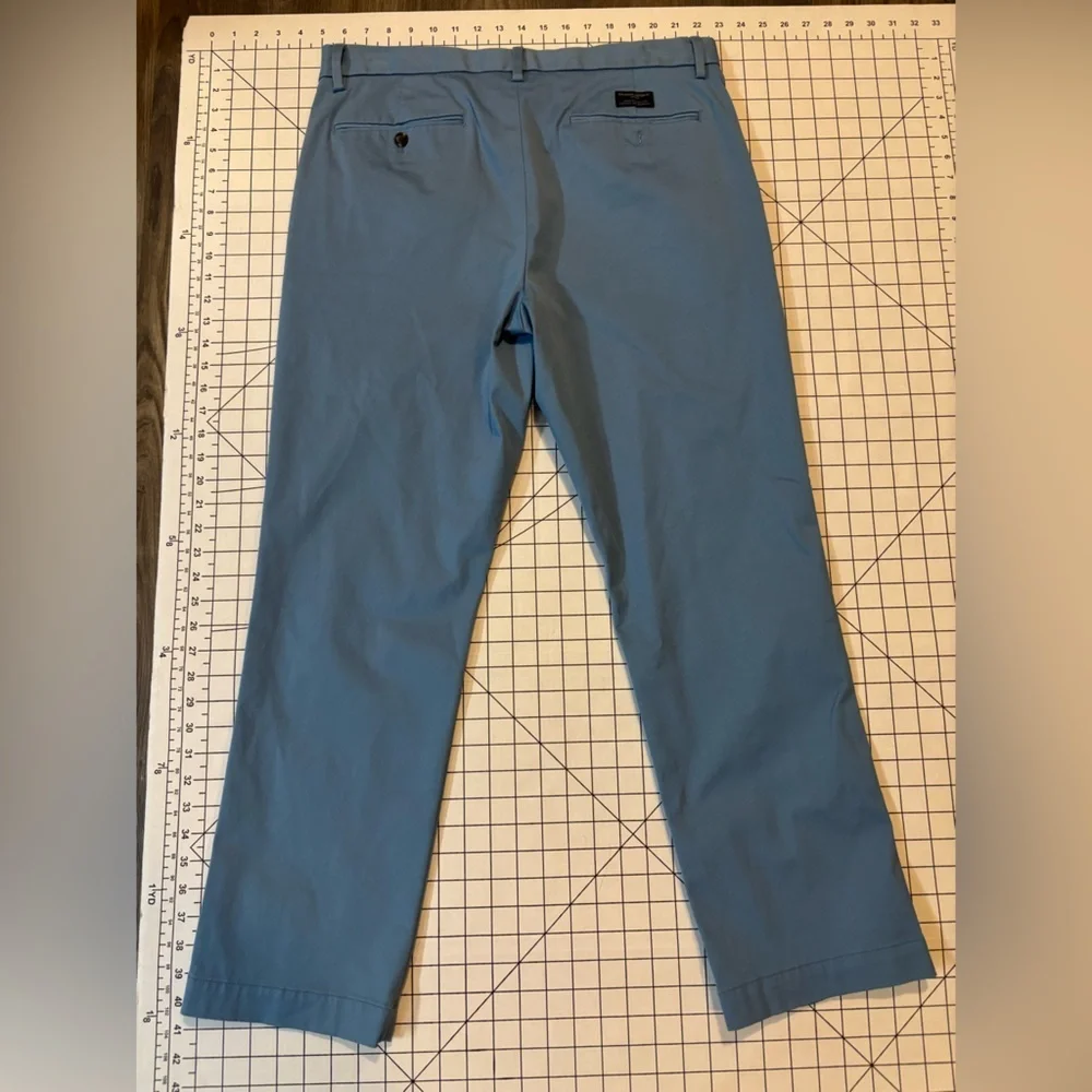 Banana‎ Republic Men’s Size 35/30 Blue Tailoring Performance Aiden Chinos