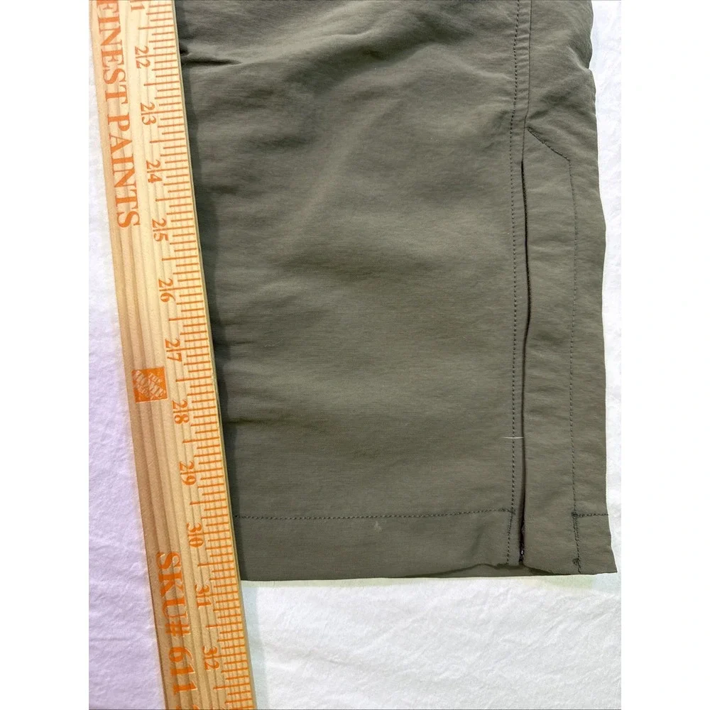The North Face pants Men 34 Olive Green Convertible Zip Off Hiking Cargo  Belted