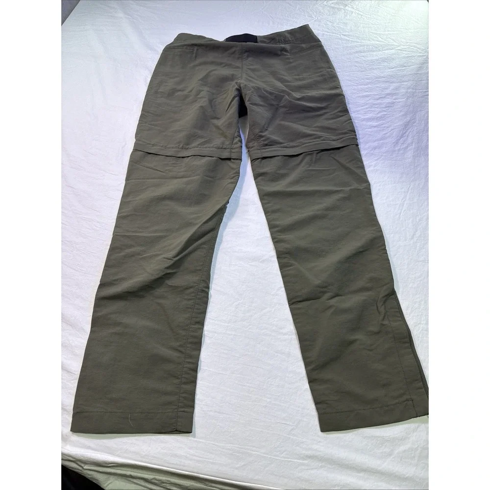 The North Face pants Men 34 Olive Green Convertible Zip Off Hiking Cargo  Belted