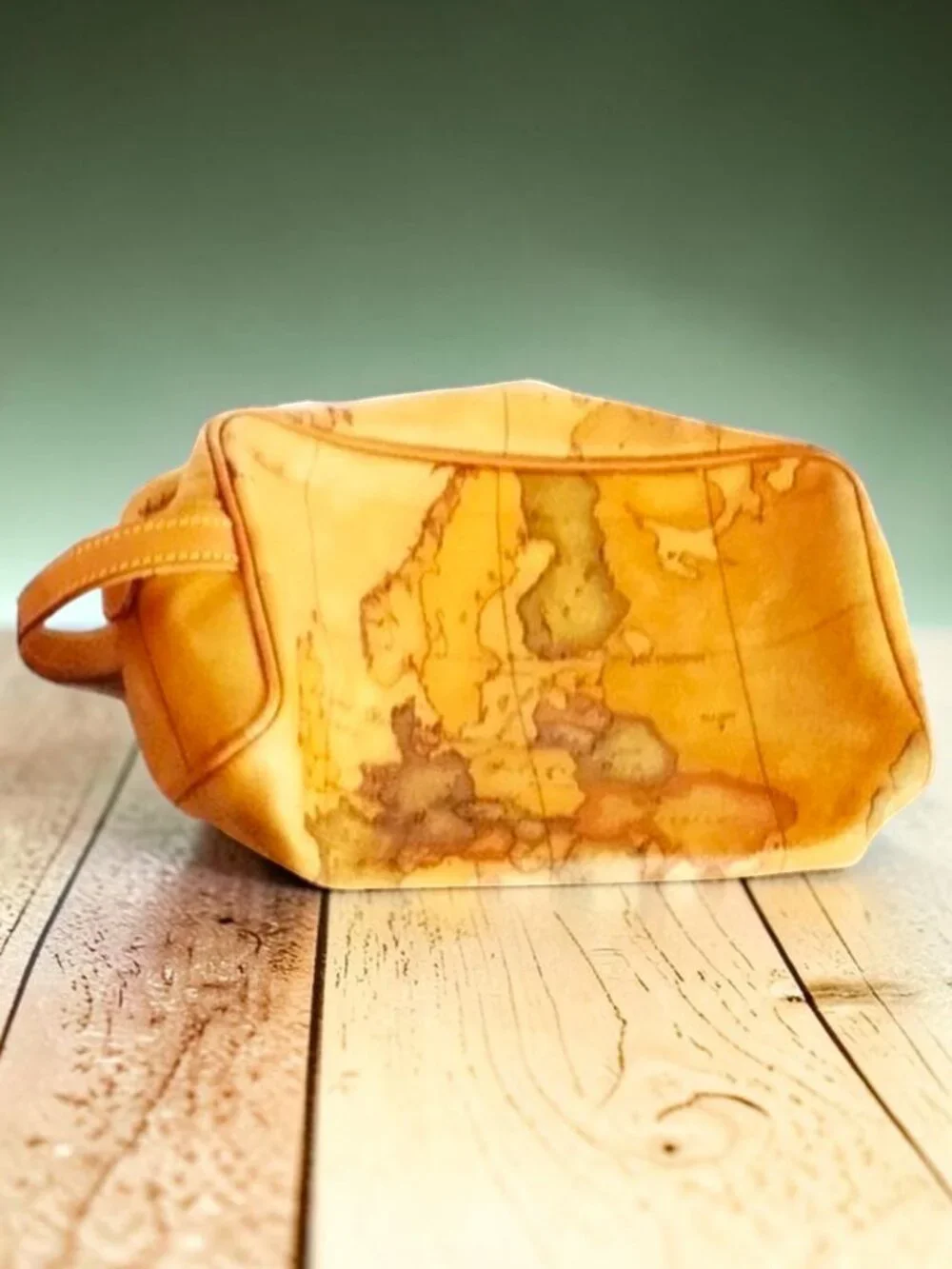 Alviero Martini Classe Geo Classic Bag Iconic Map Print Toiletry-Made in Italy