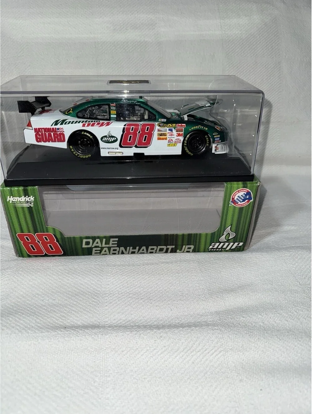 🔥 1:24 Dale Earnhardt Jr #88 Amp Mountain Dew Open Hood 2008 Action Brand 🔥