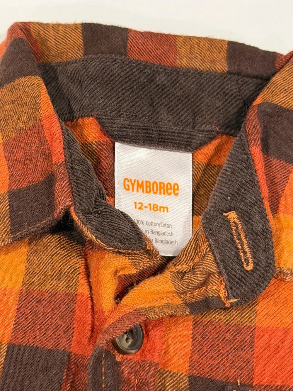 Gymboree orange brown