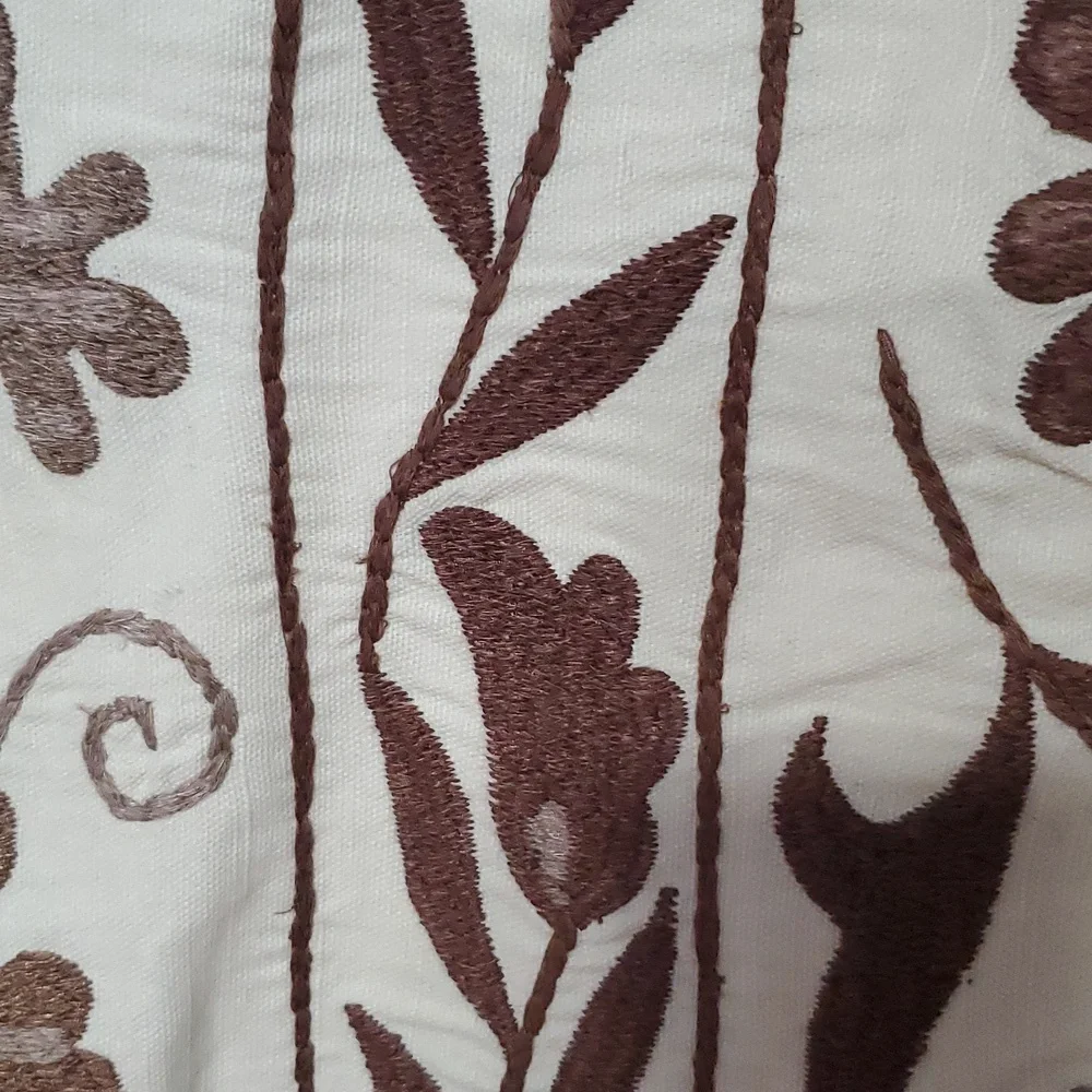 NWT Pottery Barn Montros Suzani Embroidered Lumbar Pillow Cover Set of 2