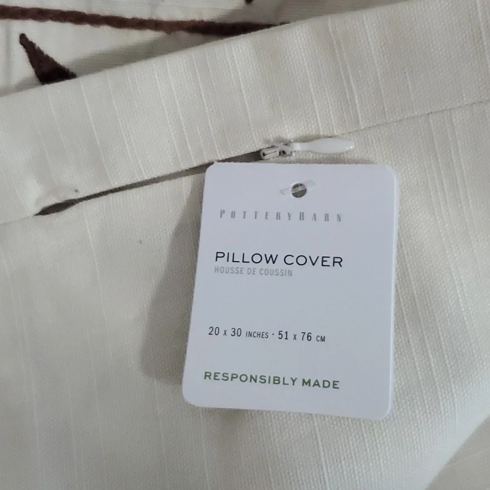 NWT Pottery Barn Montros Suzani Embroidered Lumbar Pillow Cover Set of 2