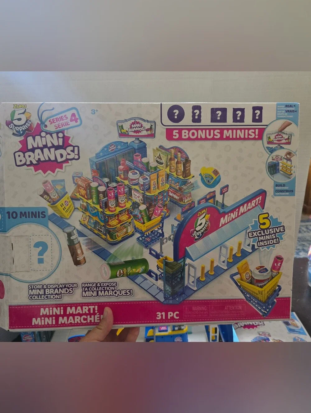 Mini Brands! Series 4 Mini Mart! Pretend Building Toy Grocery Store ZURU brand