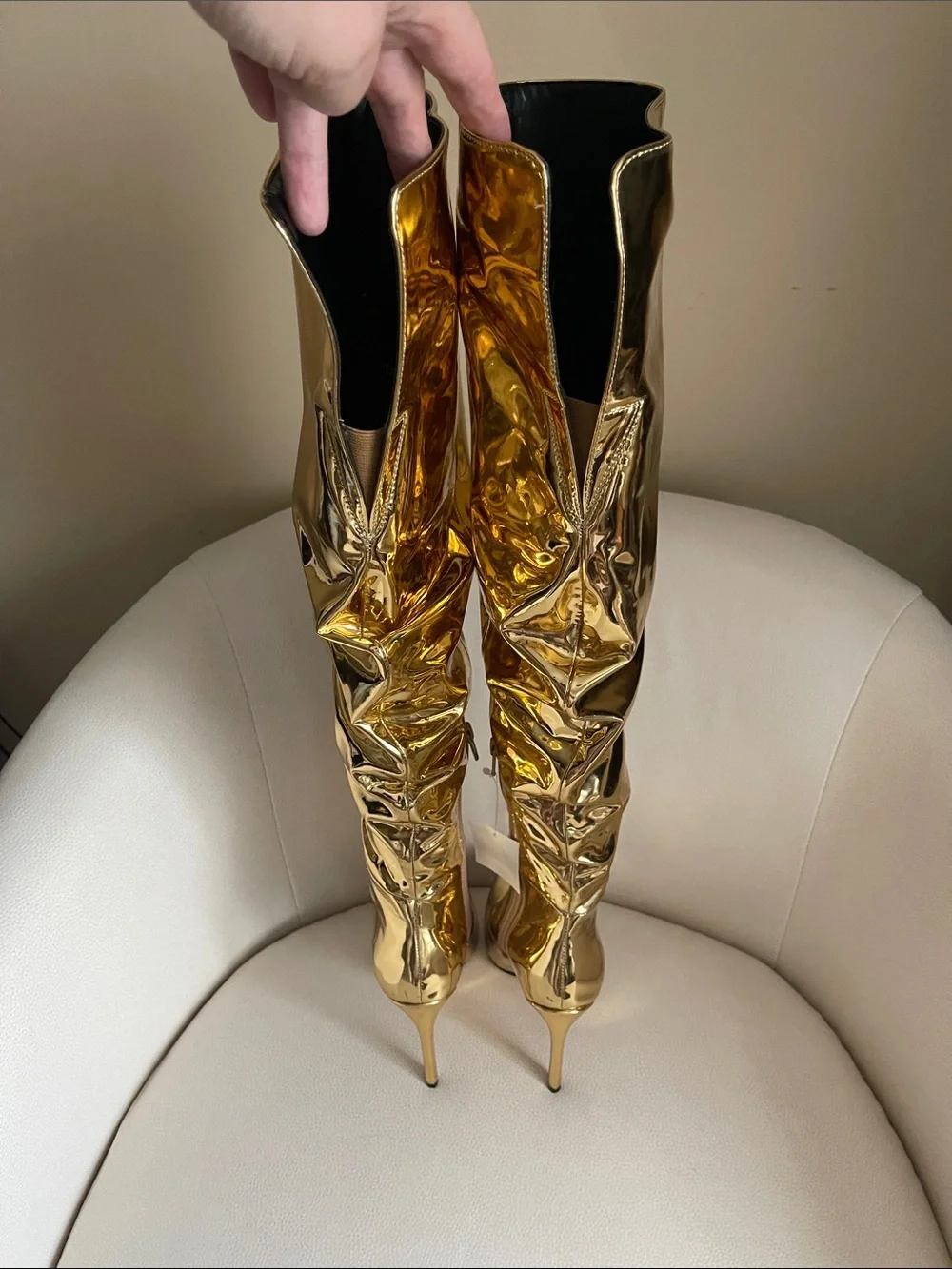 INC International Concepts shiny metallic