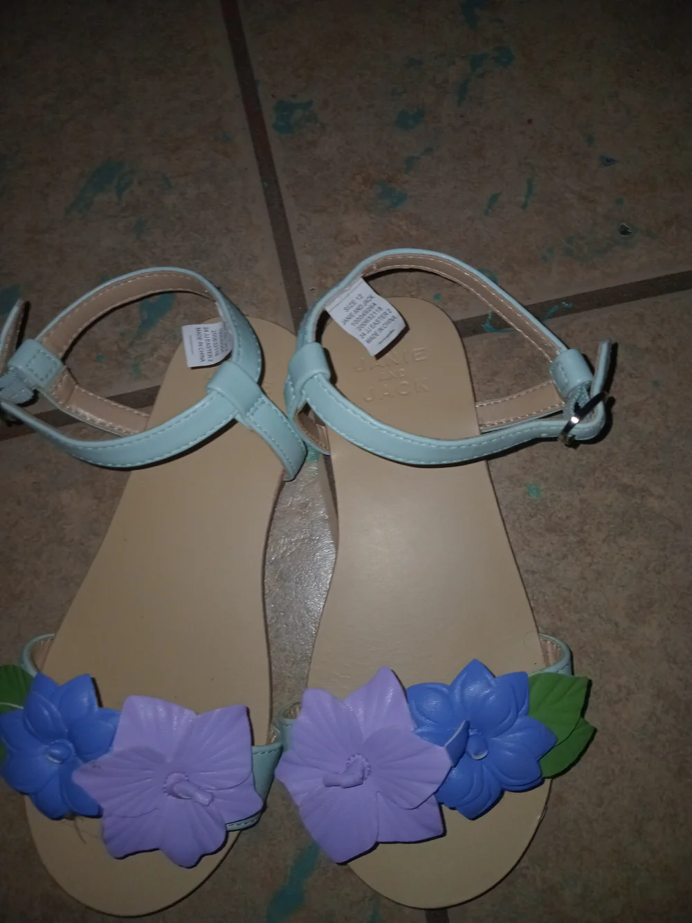 Janie and Jack mint ankle